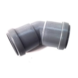 FLOPLAST 32mm Grey Pushfit 135 Degree Waste Pipe Bend