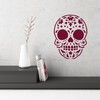 Sugar Skull Starry Stencil Template for Walls and Crafts -