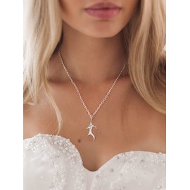 Matching Necklaces Gifts for Girlfriend Heart Wing Necklace for Couple Valentine Christmas Gifts for Boyfriend Lover