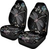 Brosoneto Floral Dragonfly Car Seat Covers Thin Covers for Front