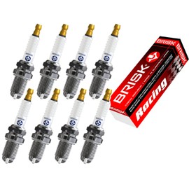 BRISK Premium Racing DOR15LGS 3026 Spark Plugs (Pack of 8)