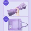 MiniMoodA4 Size Mesh Bag, Double Layer Document Case, Zipper, 35