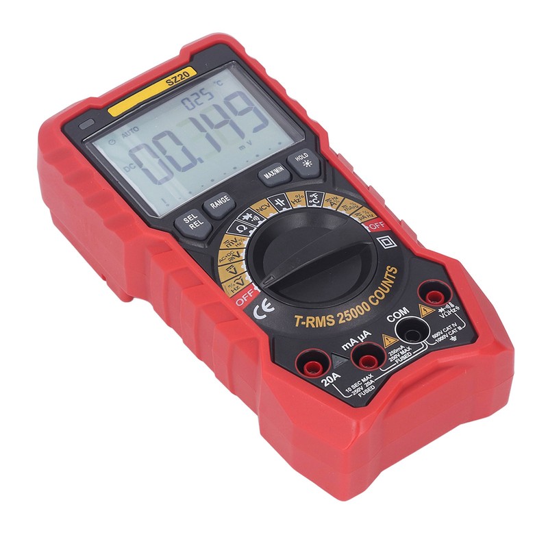 Digital Multimeter Kit 25000 Count Voltage Current Resistance Capacitance Frequency