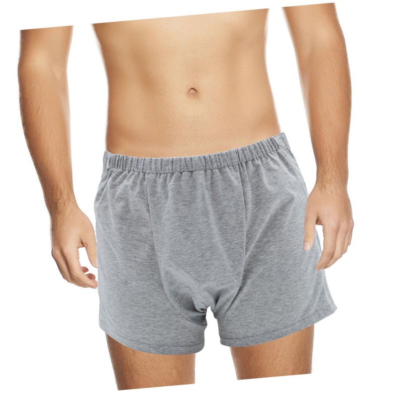 FRCOLOR Men's Comfortable Cotton Briefs for Elderly Bed Rest Washable