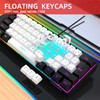 Snpurdiri Snpurdiri 60% Wired Gaming Keyboard, 61 Keys RGB Backlit