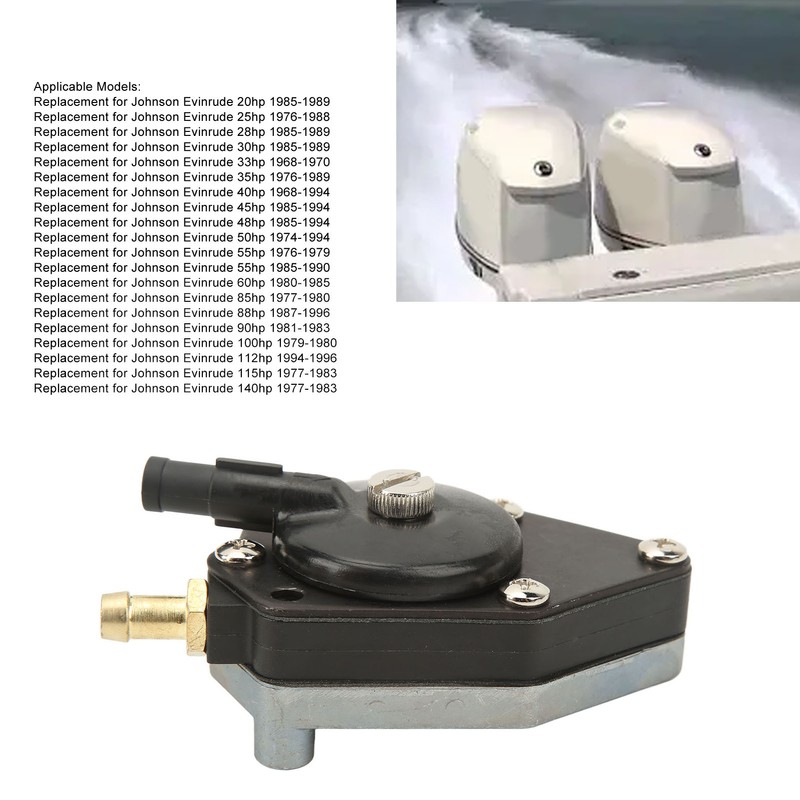 Fuel Pump With Gasket 433387 Black Strong Strength Replacement for