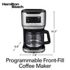 Hamilton Beach Programmable FrontFill Coffee Maker, Extra-Large 14 Cup Capacity,