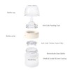 Yooforea Silicone Coated Glass Baby Bottle, 0M+ Slow Flow Nipple