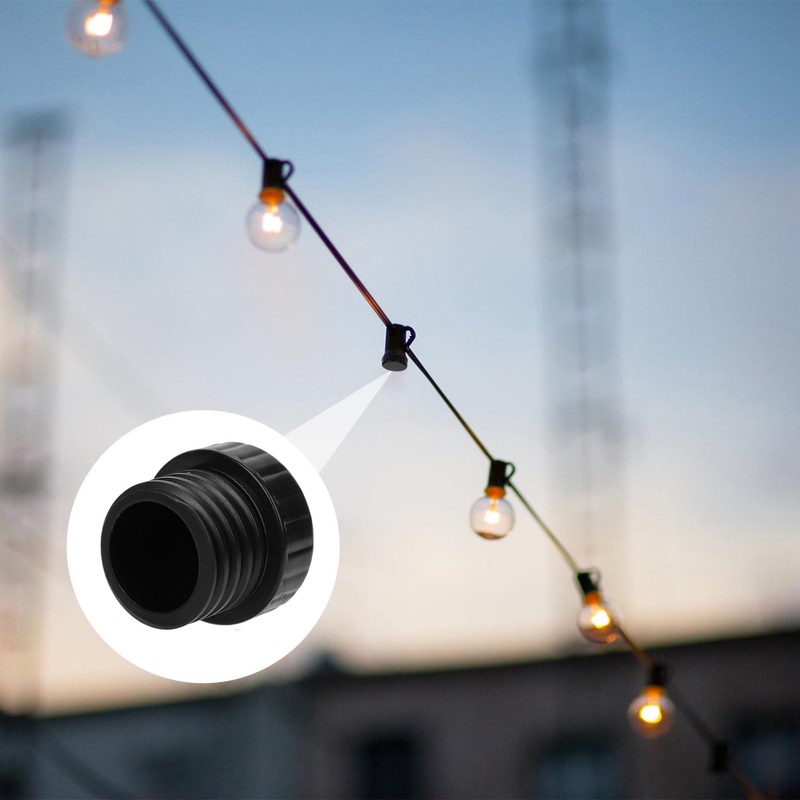 4pcs Light Socket Safety Caps Plugs, ID 0.75in OD 1.02in