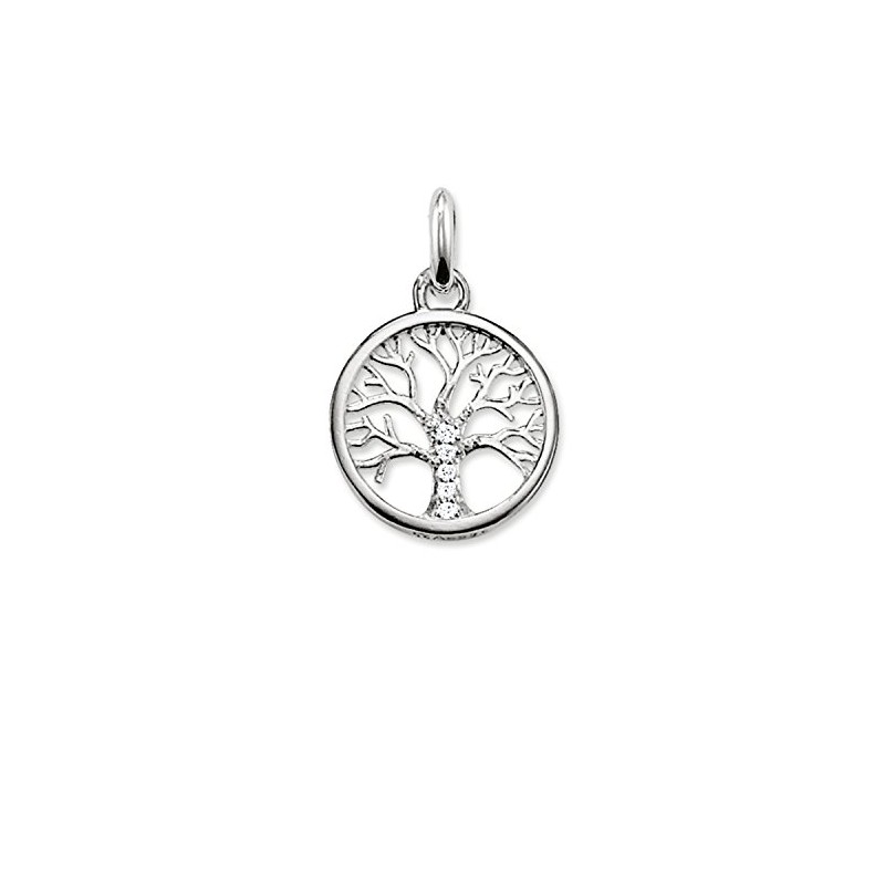 Thomas Sabo Women Pendant Tree of Life Zirconia Pavé 925