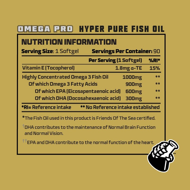 Beast Pharm | Omega 3 Pro Hyper Pure Fish Oil