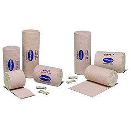 Hartmann 081021153 Deluxe Latex-Free Elastic Bandage, 6" Width, 5yd. Length, Pack of 10