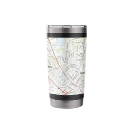 Elizabethtown KY Map (2016) Stainless Steel Insulated Tumbler