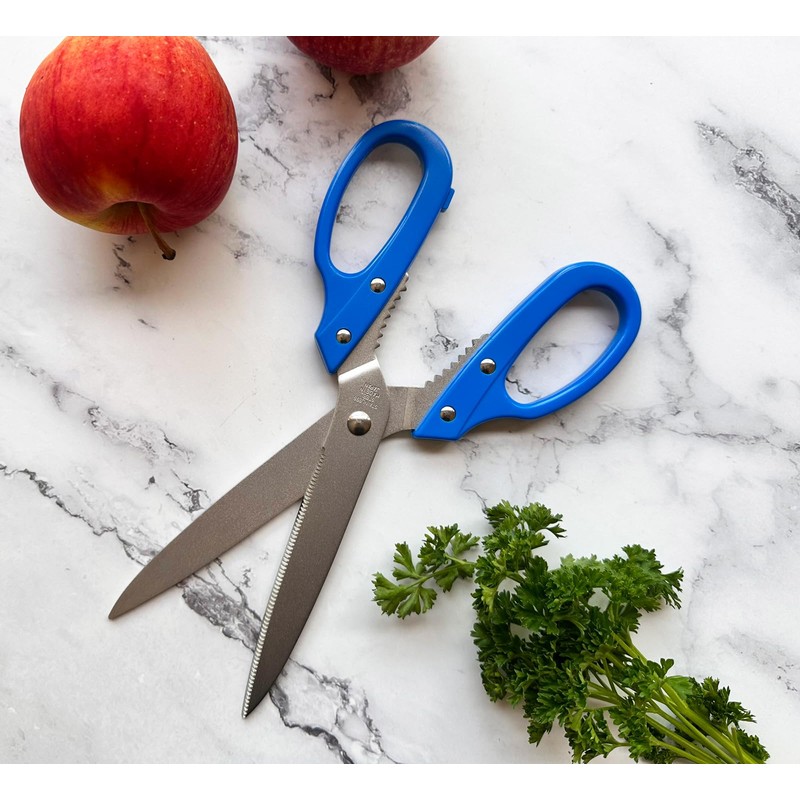 Multipurpose Kitchen Shears Heavy Duty Japan Tanaka Scissors Diamond Cut