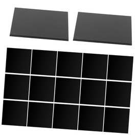 Ciieeo 30pcs Acrylic Sheet Square Blank Boards for DIY Crafts Thick for Painting Stickers Unique Designs for Parties and Creative Projects