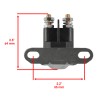 Caltric Starter With Drive Bendix and Relay Solenoid for Polaris
