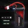 ENGPOW 11.1V 1500mAh 25C Rechargeable Lithium LiPo Battery for RC