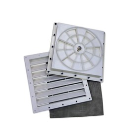ShelterLogic AutoVent Automatic Shelter Vent Kit, White (11300)
