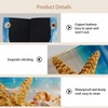 2 Pack Tissue Box Cover Holder, Starfish and Seashells on