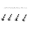 LFPartS Stainless Steel Rust Resistant License Plate Frame Fasteners Screws