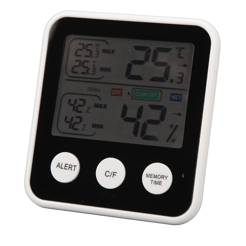 LCD Digital Display Thermometer Hygrometer Temperature Humidity Meter Gauge Hygrothermograph