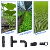 VooGenzek Irrigation Connection Kit for Hoses, Plug Barb Hose Connector,