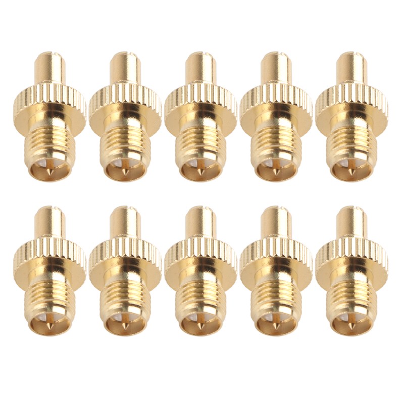 10Pcs RPSMA Female to TS9 Adapter Male Plug Jack Connector