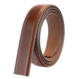BIGHAS Men's Belt, 1.2 inches (3.0 cm), Pin Type, Business Buckle, Genuine Leather, Suit Belt, Adjustable Size, Casual, Large Size, solid light brown