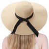 DRESHOW Women's Straw Hat with Wide Brim Floppy Foldable Cap