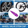 A ABSOPRO Tire Valve Stem Caps 45MM Car Wheel Valve
