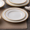 Noritake Rochelle Gold 5-Piece Place Dinnerware Setting in White