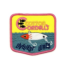 Unbranded Cotton Cordell’s Fishing Lures Patch Tackle Bait Vintage Style Retro Hat Patch