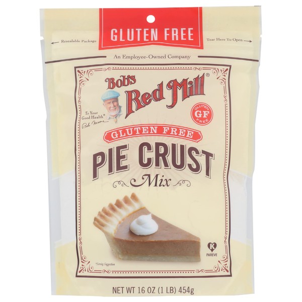Bob's Red Mill Pie Crust Mix, Gluten Free, 16 Ounce (Pack Of 4)