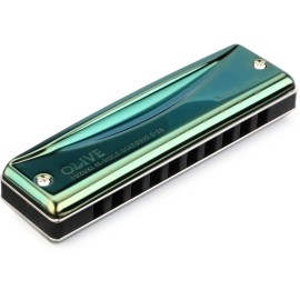 Suzuki C-20 Olive 10-hole Diatonic Harmonica - C Major