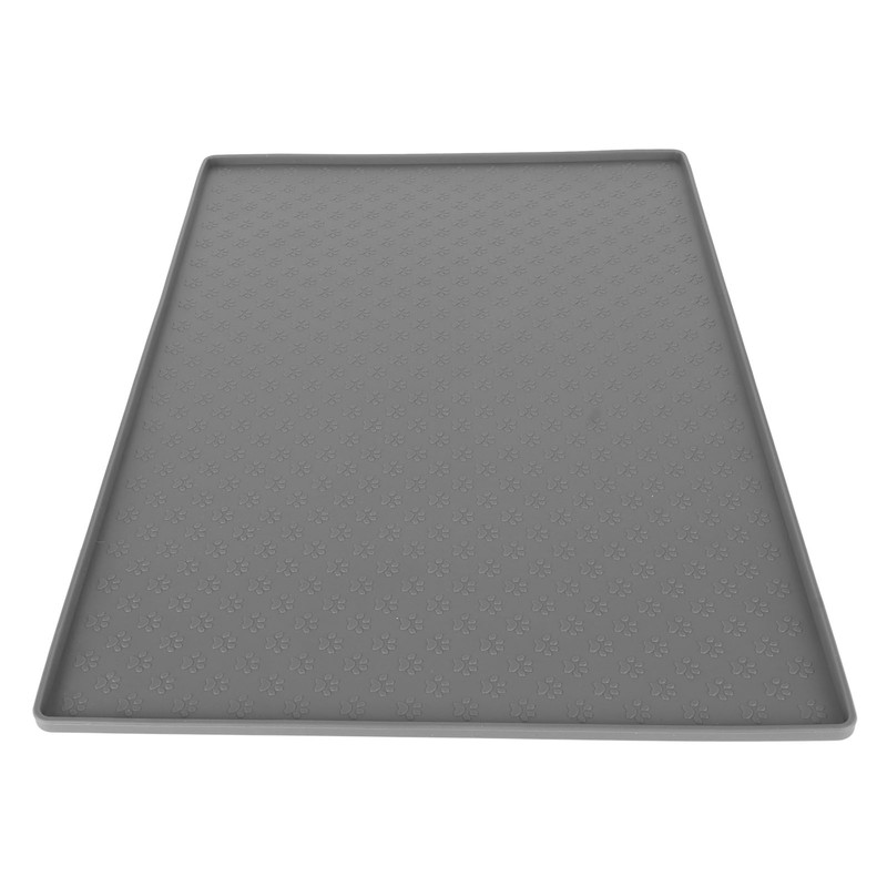 Pet Feeding Mat Silicone Waterproof Safe Raised Edge Slip Resistant