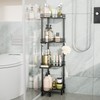 Consumest Corner Shower Caddy Standing - 4-Tier Stainless Steel Shower