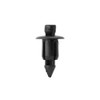 HEJINYUN Push Rivet Clips Rivets Plastic Black (6mm 50pcs) Fastener