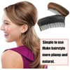 3 Pieces Invisible False Hair Clips, Increased Pad Bump It