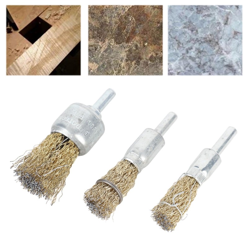 Wire Brush Wheel Drill Brush Set Heavy Duty Versatile for