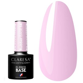 Claresa Rubber Base 14 5 ml Self-Moulding with Fibreglass for use for both covers and extensions up to 1 cm