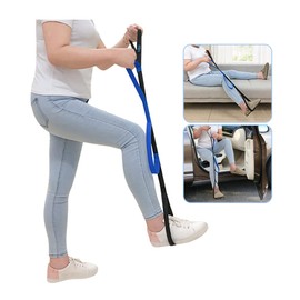 Leg Lifter Strap for After Knee Surgery Hip Replacement Recovery Kit Medical Leg Loop Lifter Pull Strap Lift Assist Rigid Foot Lifter for Disabled Elderly Adults Handicap Mobility Aids Portable Lifter