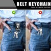 Heavy Duty Belt Clip Keychain, Duty Belt Key Holder Leather,