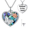 YYB 925 Sterling Silver Butterfly Urn Necklace for Ashes Jewelry