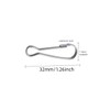 QLXHBOT Lanyard Clips, Lanyard Hooks 100pcs,1.26 in Premium Clasps Hooks