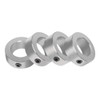 AZSSMUK 7/8" Bore Zinc Plated Shaft Collars Solid Steel Set