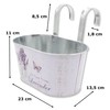 DARO DEKO Metal Hanging Pot with 2 Handles - 23