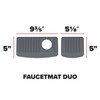 WeatherTech FaucetMat Duo - Protect Your Kitchen & Bathroom Countertops