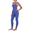 Sunzel Workout Jumpsuits for Women Adjustable Spaghetti Strap Leggings Bodysuit