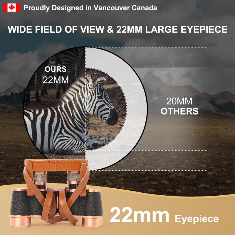 Fetch Falcon Full Metal Body FMC BAK4 HD 8x24 Binoculars(Third