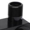 AC Compressor Fitting 90° Turn Angle 6061‑T6 Billet Aluminum Alloy